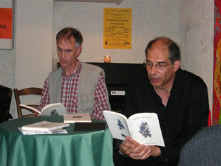 Image article, Georges Mathieu de la Serve et Jean Le Boël lors de leur intervention